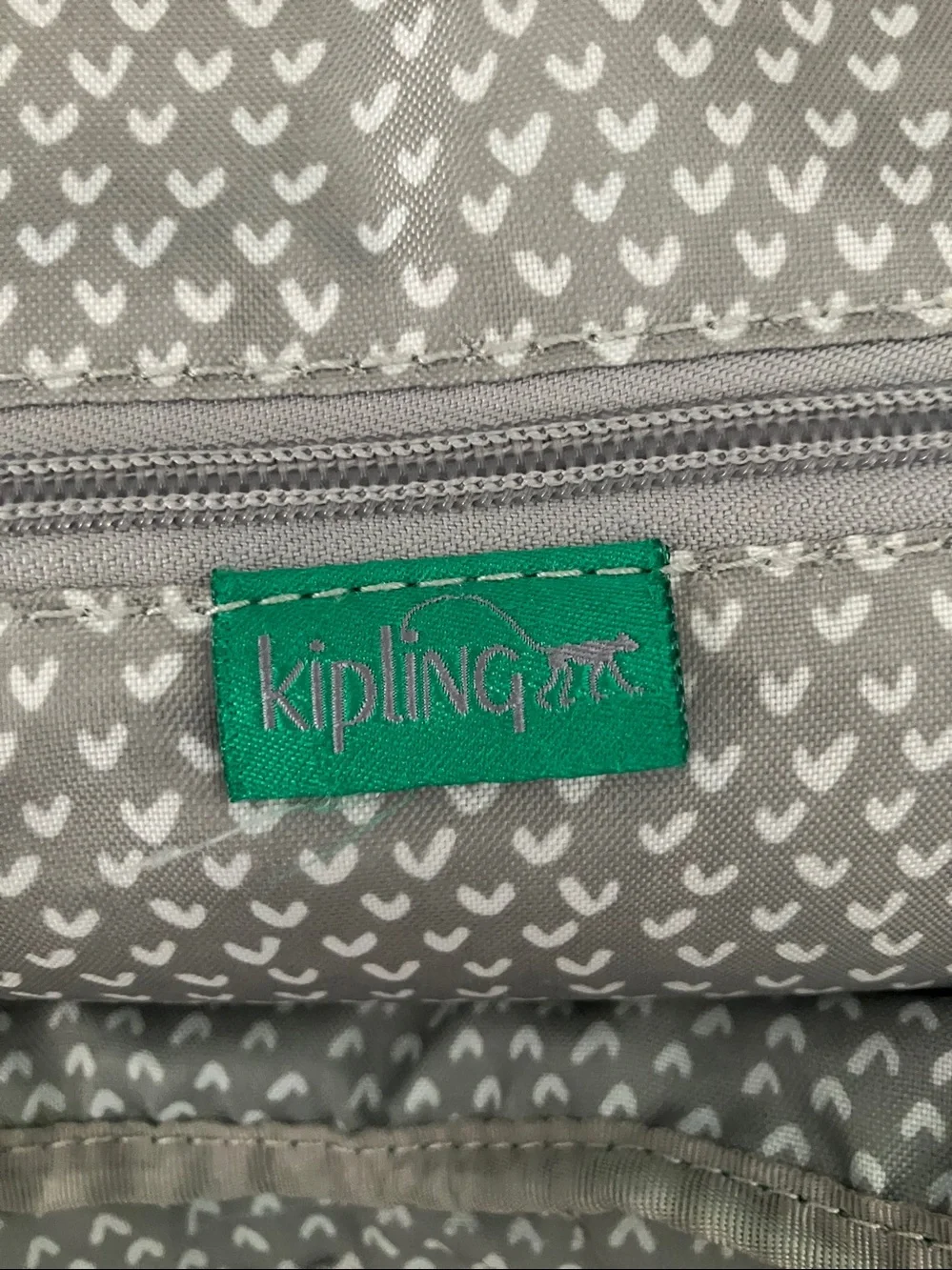 KIPLING KADEN Multi Zip nylon backpack in Island Green Spectator color